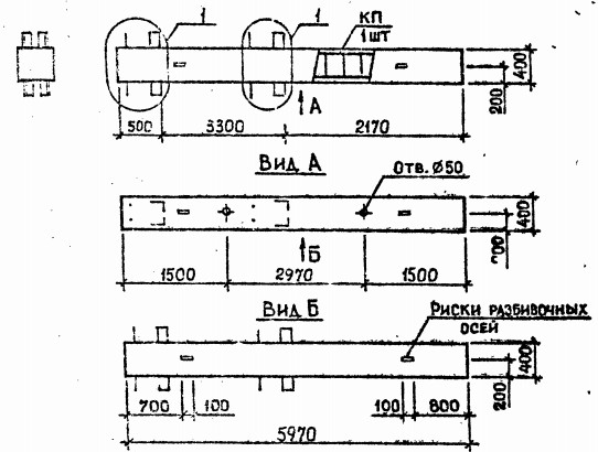 Колонна 1КБ 33.60-2-с Серия 1.020.1-2с/89