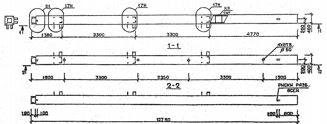 Колонна 5КН 33.128-6-н Серия 1.020.1-2с/89