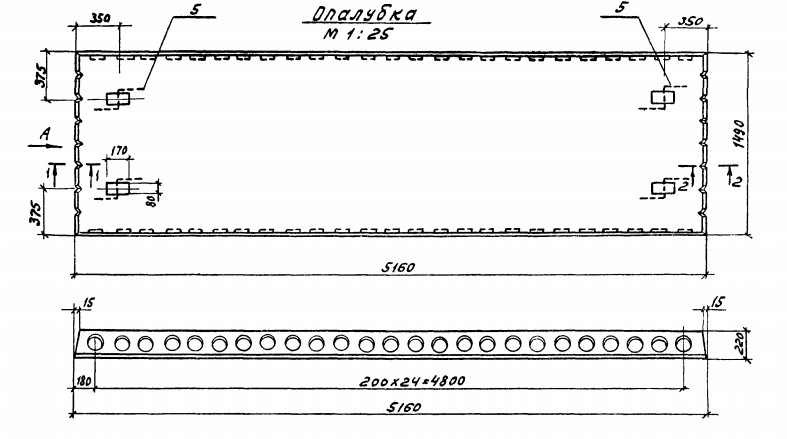 Панель ПК 52.15-4 АIVп Серия 1.041-1