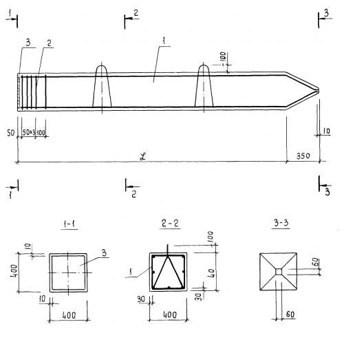 Свая С 13-40 ТК1 Серия 3.015-5/86